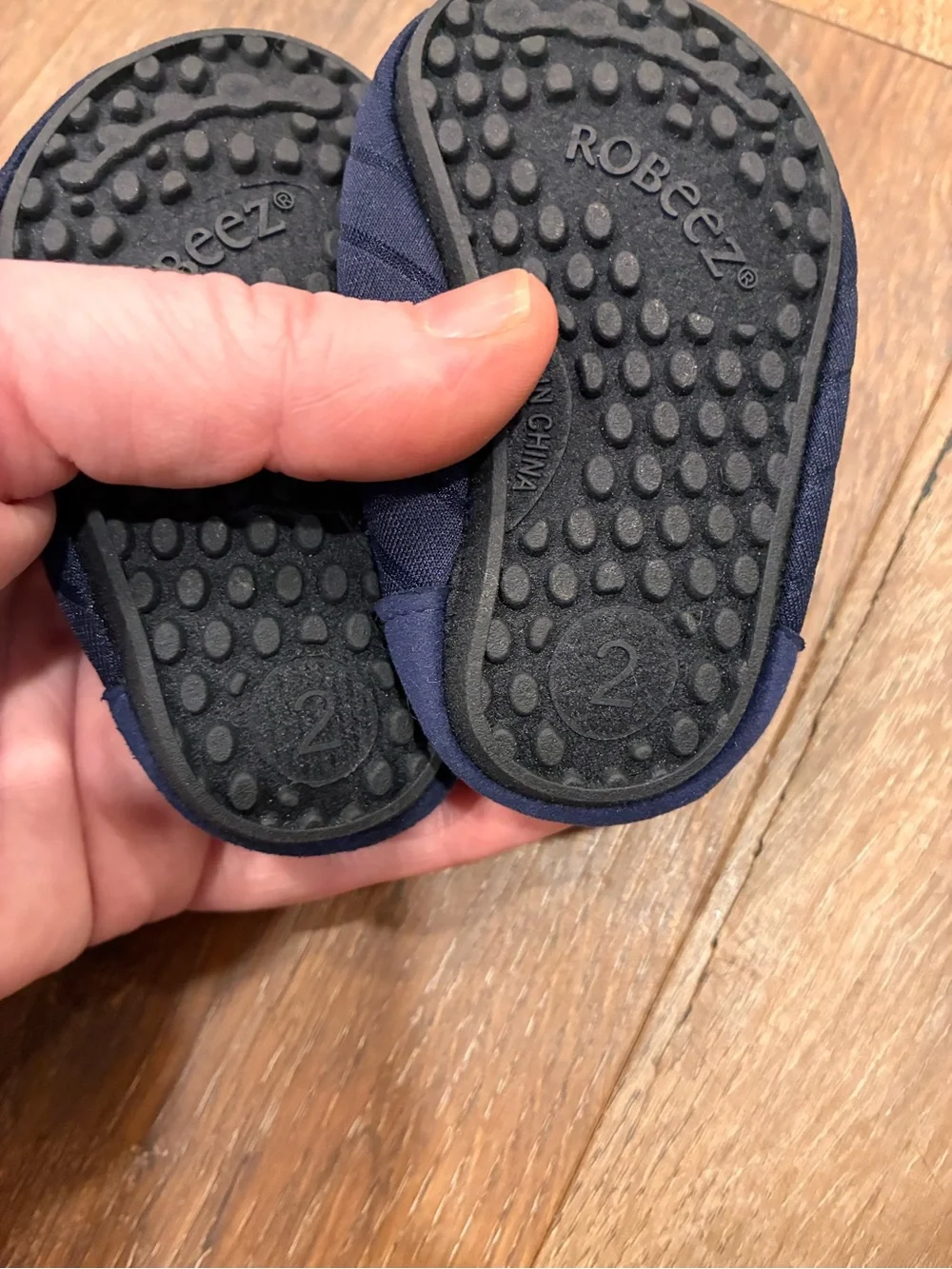 Robeez Blue Water Shoes Summer Outdoor 3-6m Size 2 Baby